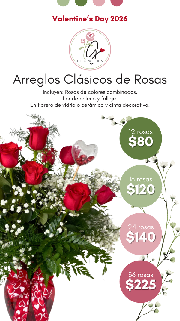 Looking for a different number of roses? Give us a call and we’ll gladly customize your bouquet for you.