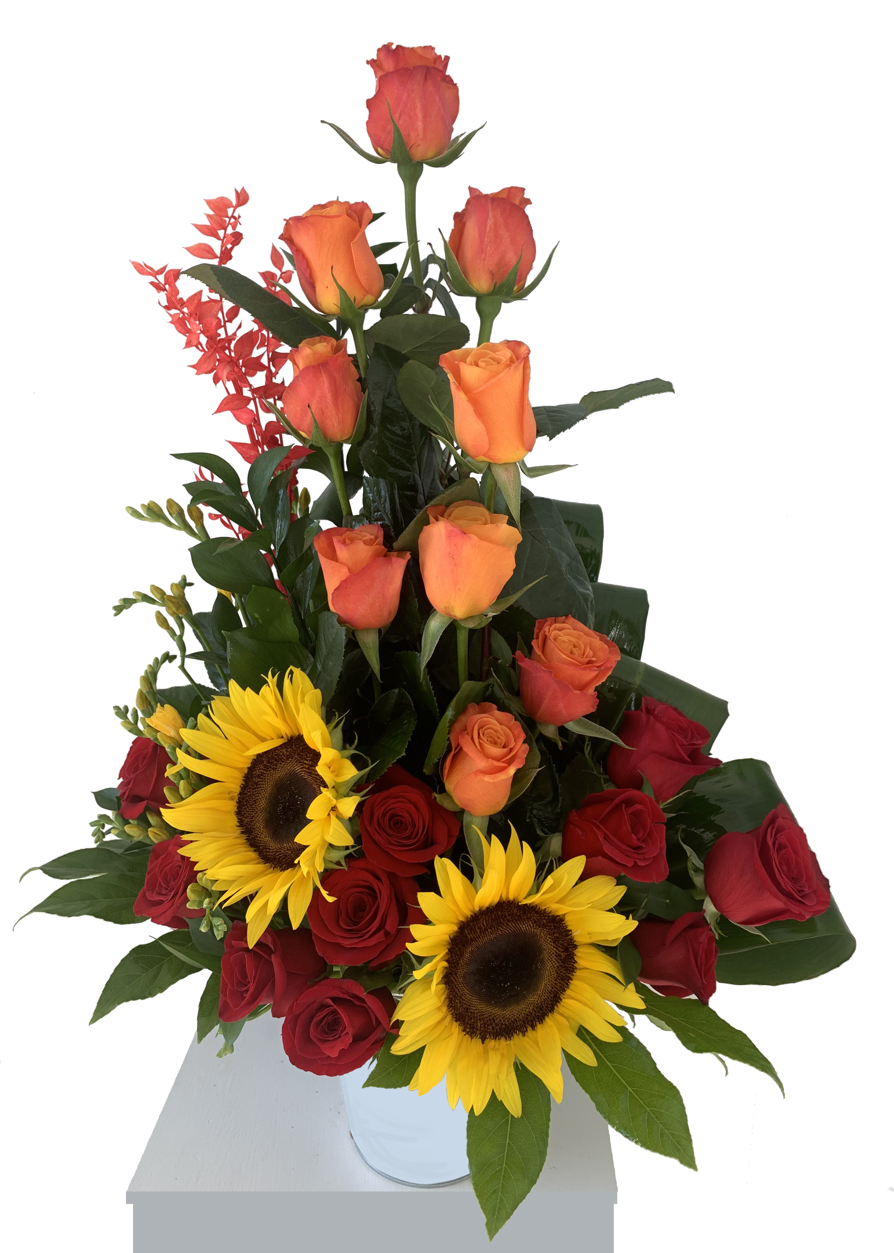 GLV-16 - Roses and Sunflowers Delight
