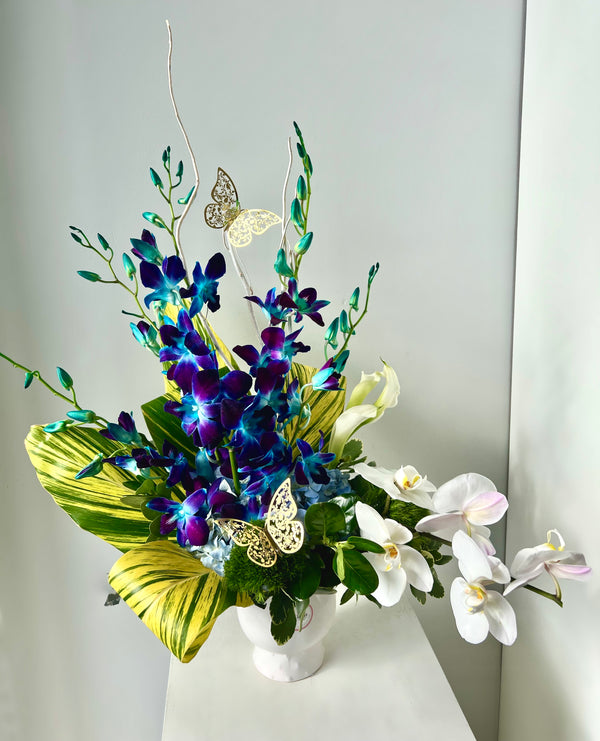 GLW126 - Orchids and Callas