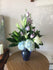 GLW111 - LAVENDER ROSES, LILIES, CALLAS & BLUE HYDRANGEAS