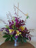 GLW148 - MIXED ORCHIDS AND CALLAS WITH GREENERY AND DECORATIVE DETAIL