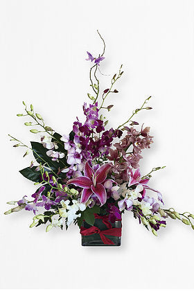 GLW017 - ORCHIDS AND LILIES